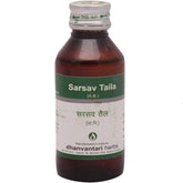 Dhanvantari Ayurvedic Sarsav Taila Useful In Earache Massage Oil